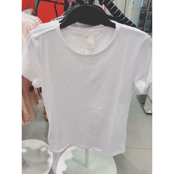 Áo thun trơn nữ HM