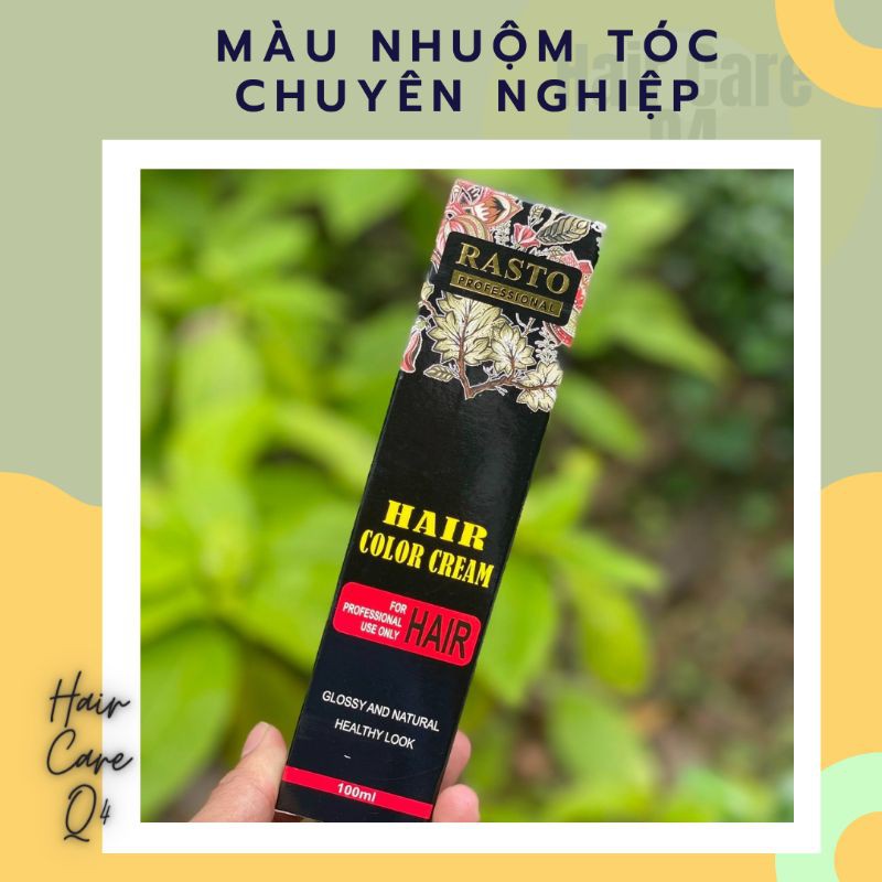 Thuốc Nhuộm tóc màu nâu socola, nhuộm phủ bạc không cần tẩy, nhuộm chấm chân - Hair Care Q4