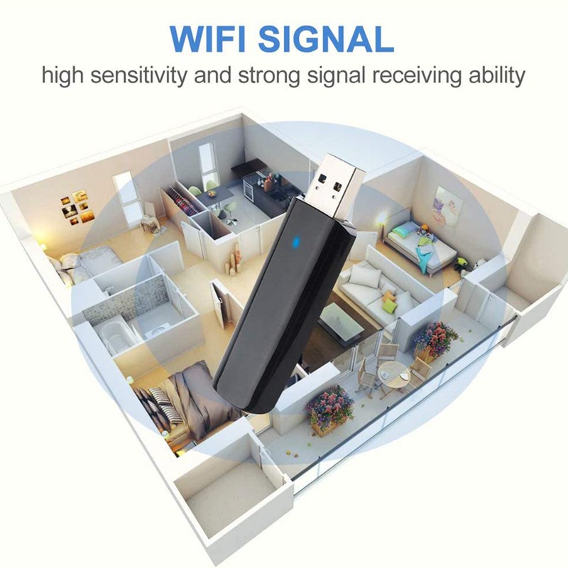 Usb Wifi Dongle Mini 1300m 802.11ac 2.4 / 5ghz Ac1300 | WebRaoVat - webraovat.net.vn