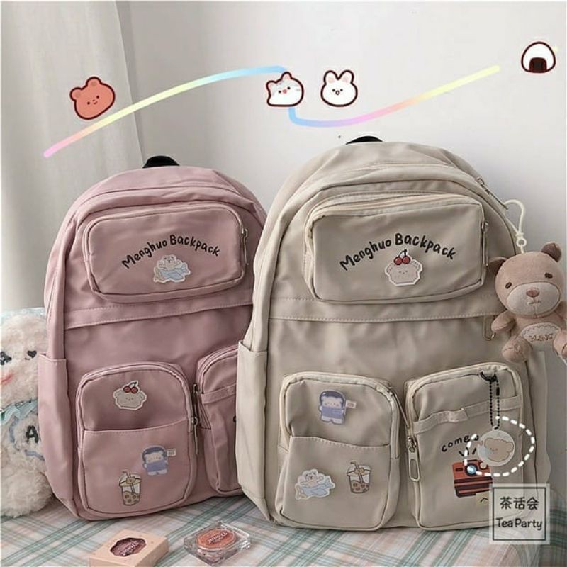Balo ulzzang 3 túi come on