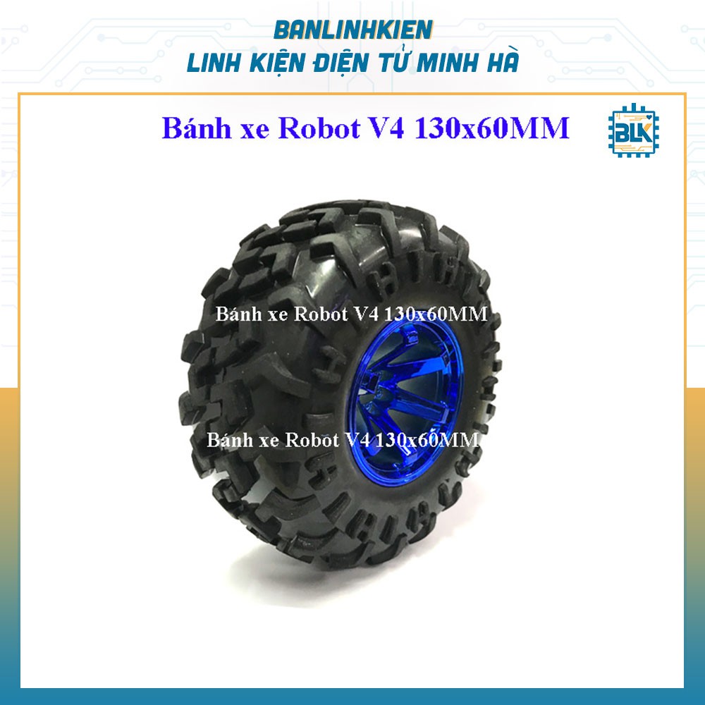 Bánh Xe Robot V4 130x60MM