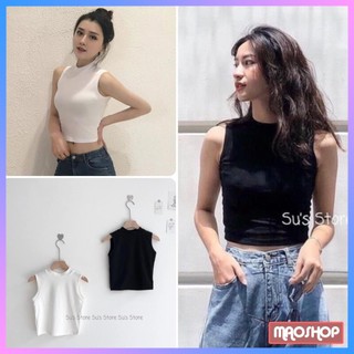 Áo ba lỗ nữ croptop ôm body trơn ulzzang, Áo 3 lỗ nữ trơn chất thun co giãn phong cách Hàn Quốc - Maoshop ⚡