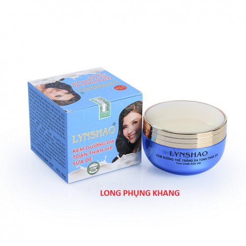 KEM BODY DƯỠNG TRẮNG DA TOÀN THÂN VIP SỮA DÊ  150G LYNSHAO HÀNG CHÍNH HÃNG