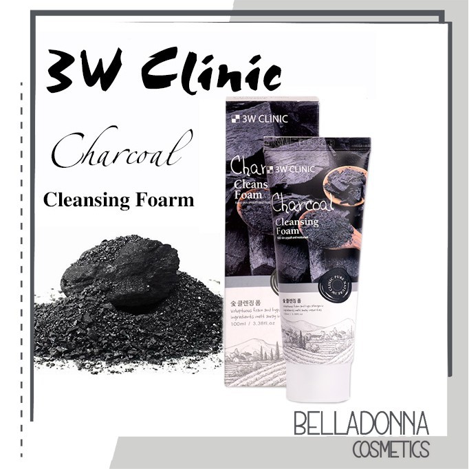 SỮA RỬA MẶT THAN HOẠT TÍNH 3W CLINIC CHARCOAL