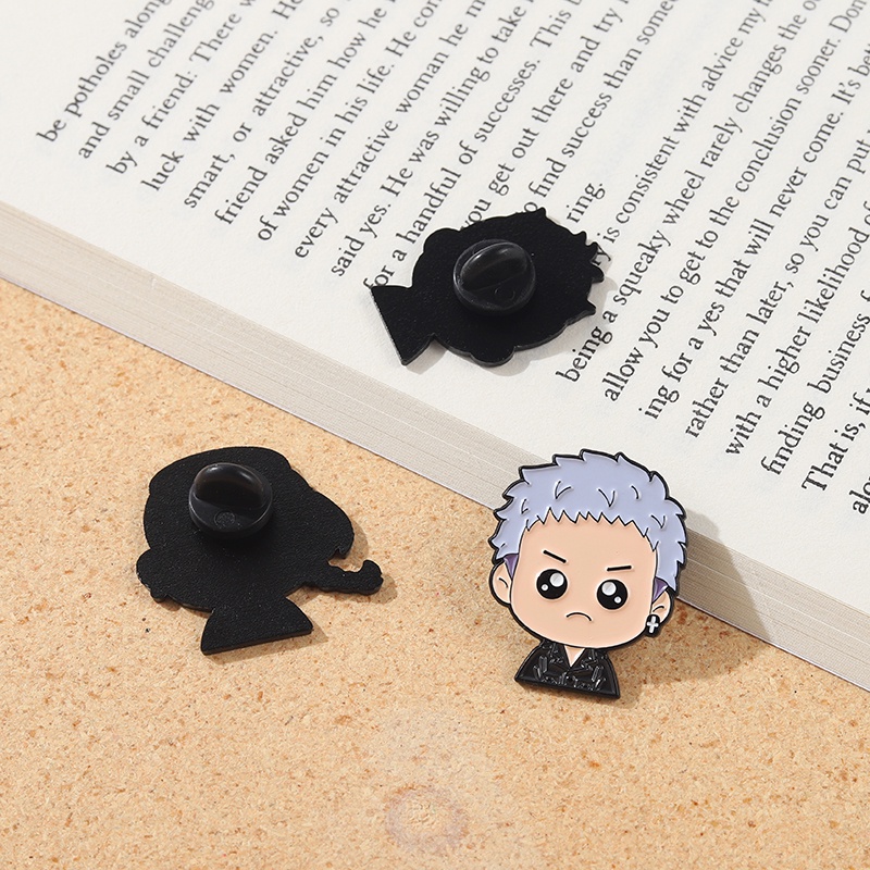 Bộ 5 Ghim Cài Áo Phong Cách Phim Demon Slayer