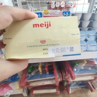 (Date 3/2022)Hộp 16 thanh sữa meiji nhập khẩu số 0 1 cho bé