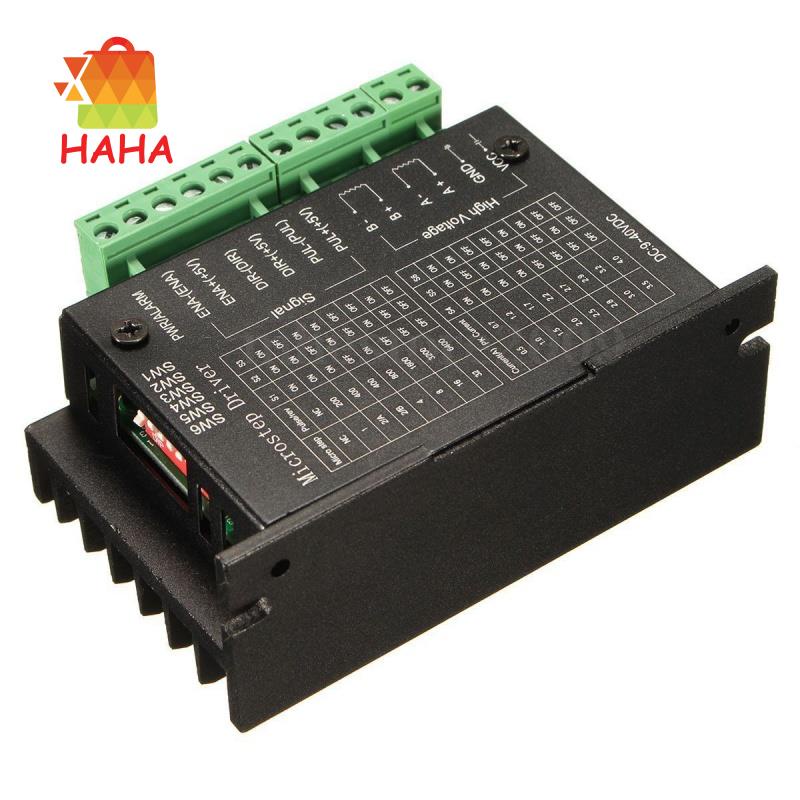 20KHZ CNC Single Axis TB6600 Stepper Motor Driver Controller Black