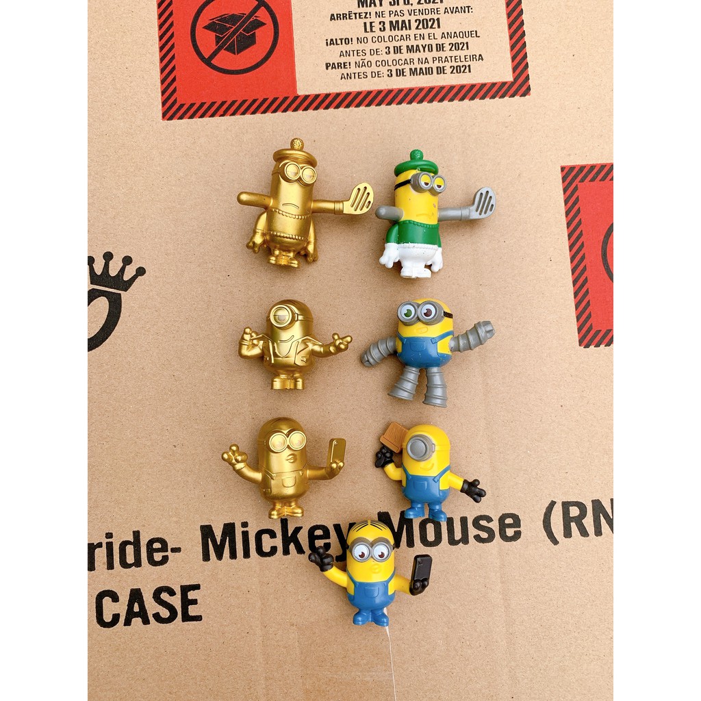 ĐỒ CHƠI SET 8 CON MÔ HÌNH MINION TINH NGHỊCH CHO BÉ