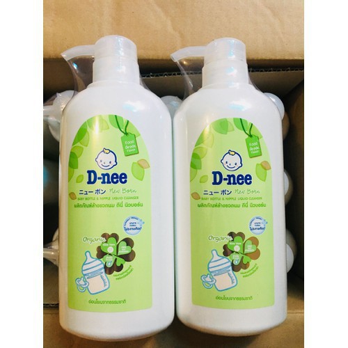 Nước Xúc Rửa Bình Sữa Dnee Chai 620ml Thái Lan – nước vệ sinh  diệt khuẩn bình núm (Mẫu Mới)