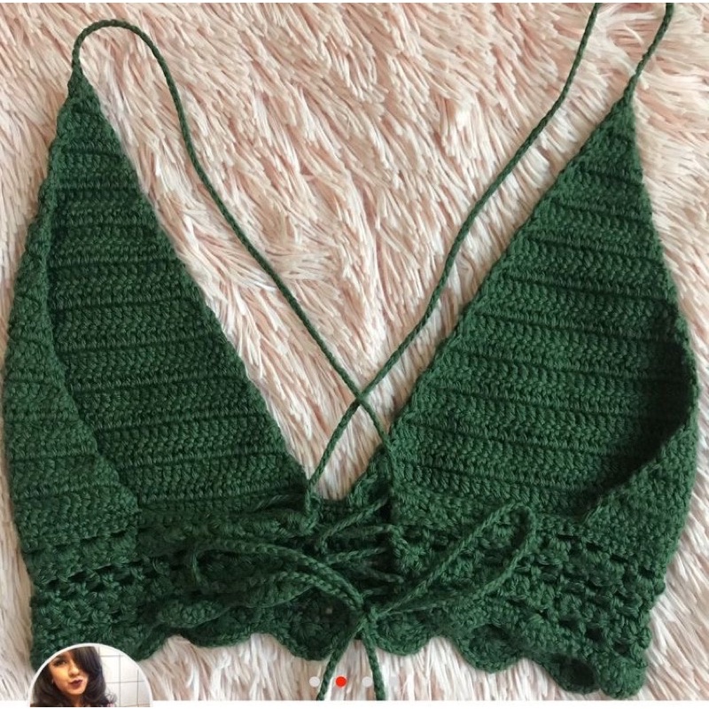 🧶 bikini len 👙 bra len