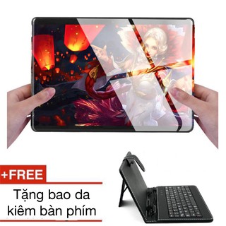 máy tính bảng màn hình cong 10.1inch pin khủng chip MTK6592 1.3ghz tặng kèm bao da kiêm bàn phím