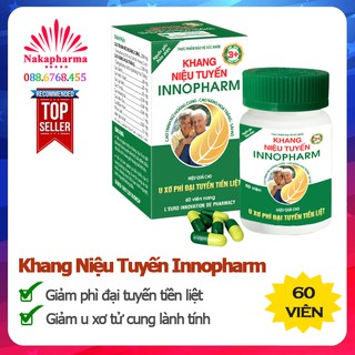 Khang Niệu Tuyến Innopharm 3+  – Giảm phì đại tuyến tiền liệt, u nang buồng trứng, u vú, u xơ tử cung