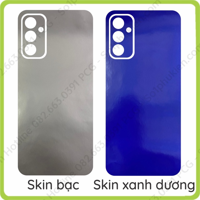 Miếng dán mặt lưng kèm cam skin carbon Samsung M13 / M13 5G / M23 / M52 5G