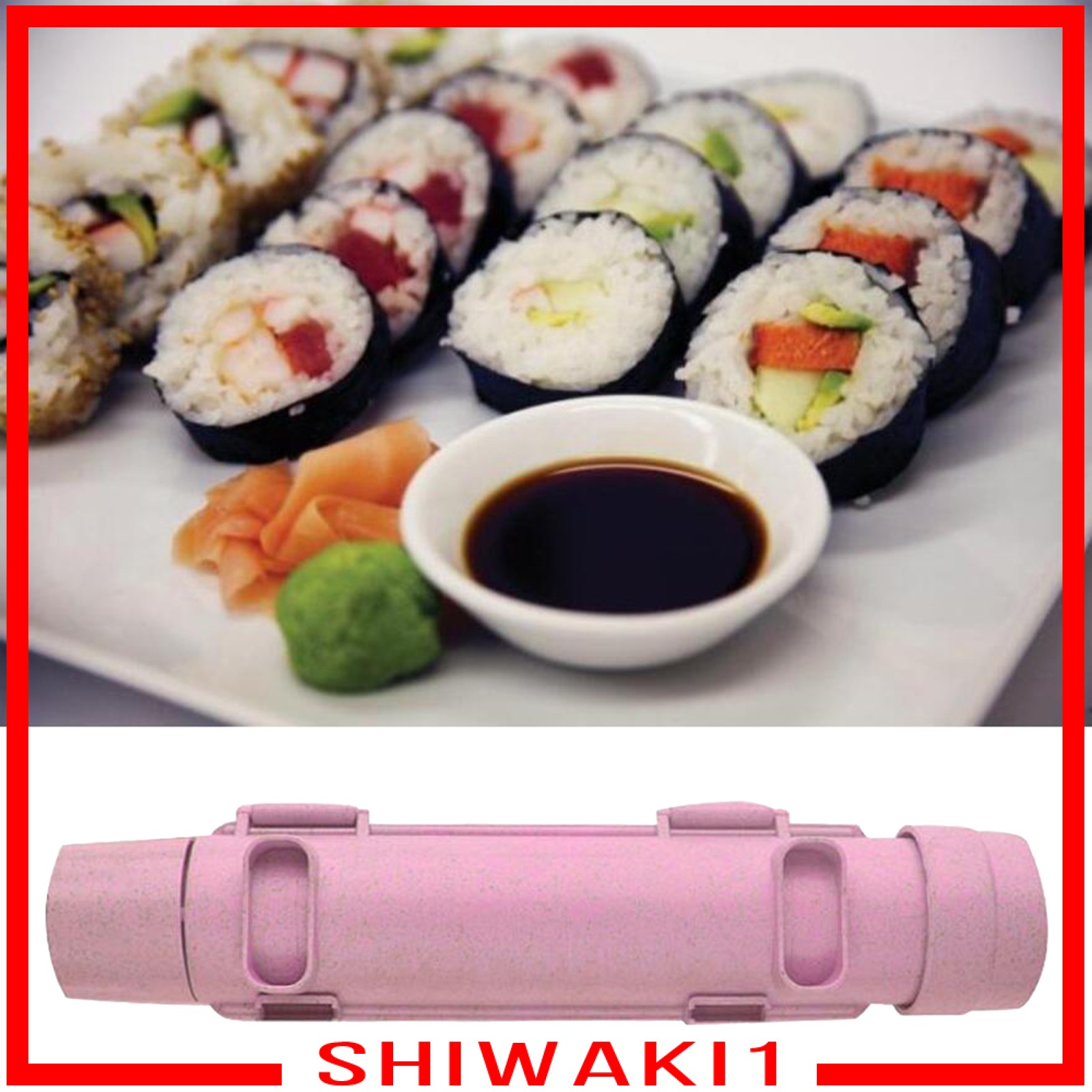 Dụng Cụ Cuốn Sushi Bằng Nhựa Shiwaki1 Tiện Dụng