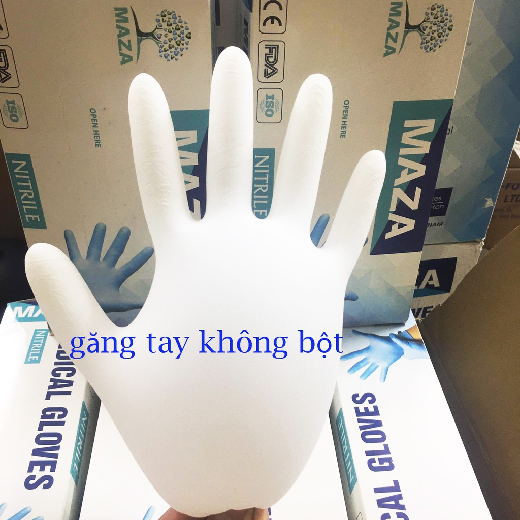Găng tay y tế Nitrile -latex không bột các màu -tặng 5 cái khẩu trang kháng khuân BáchHóa_TG | BigBuy360 - bigbuy360.vn