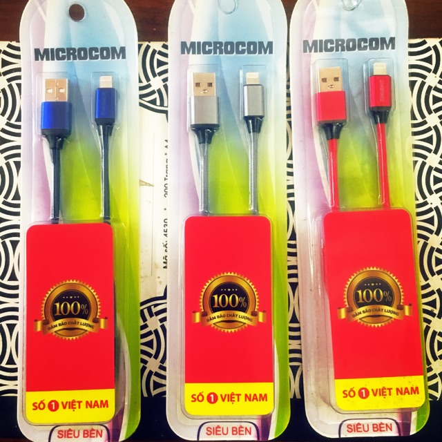 Cáp Iphone dù Microcom