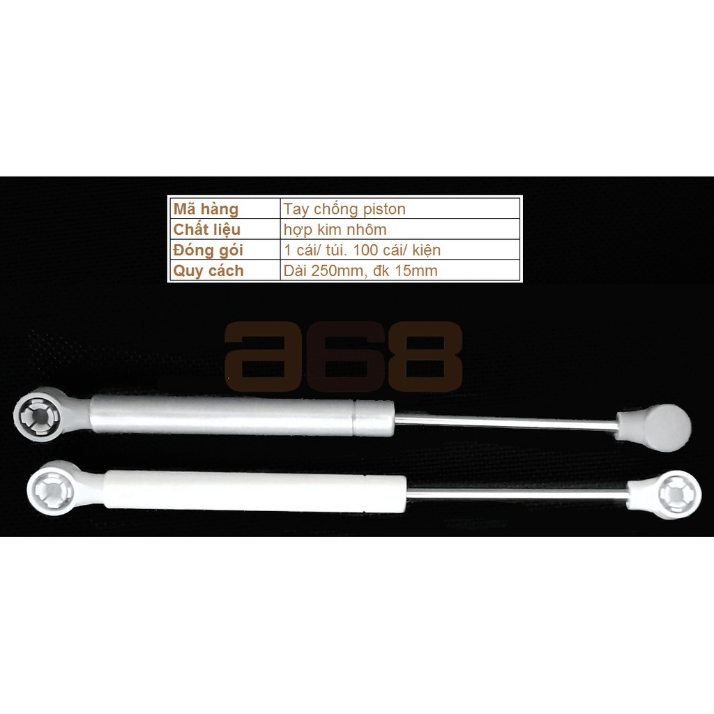 Tay nâng chống cánh tủ piston 60N 80N 100N 120N 150N 180N 200N