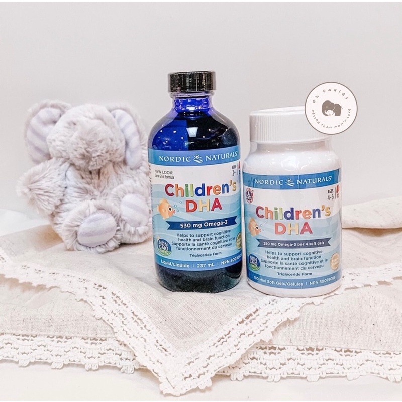 DHA dạng kẹo dẻo cho trẻ từ 3-6 tuổi Children's Strawberry 250 mg Omega-3
