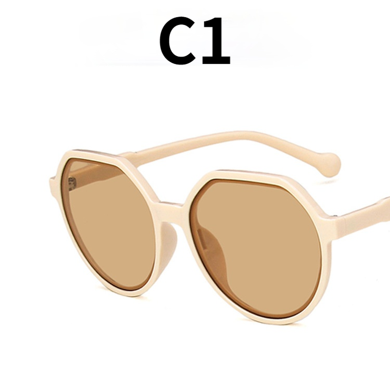 Kính Mát Gọng Tròn Nhỏ Kiểu Retro Hàn Quốc Cho Nữ