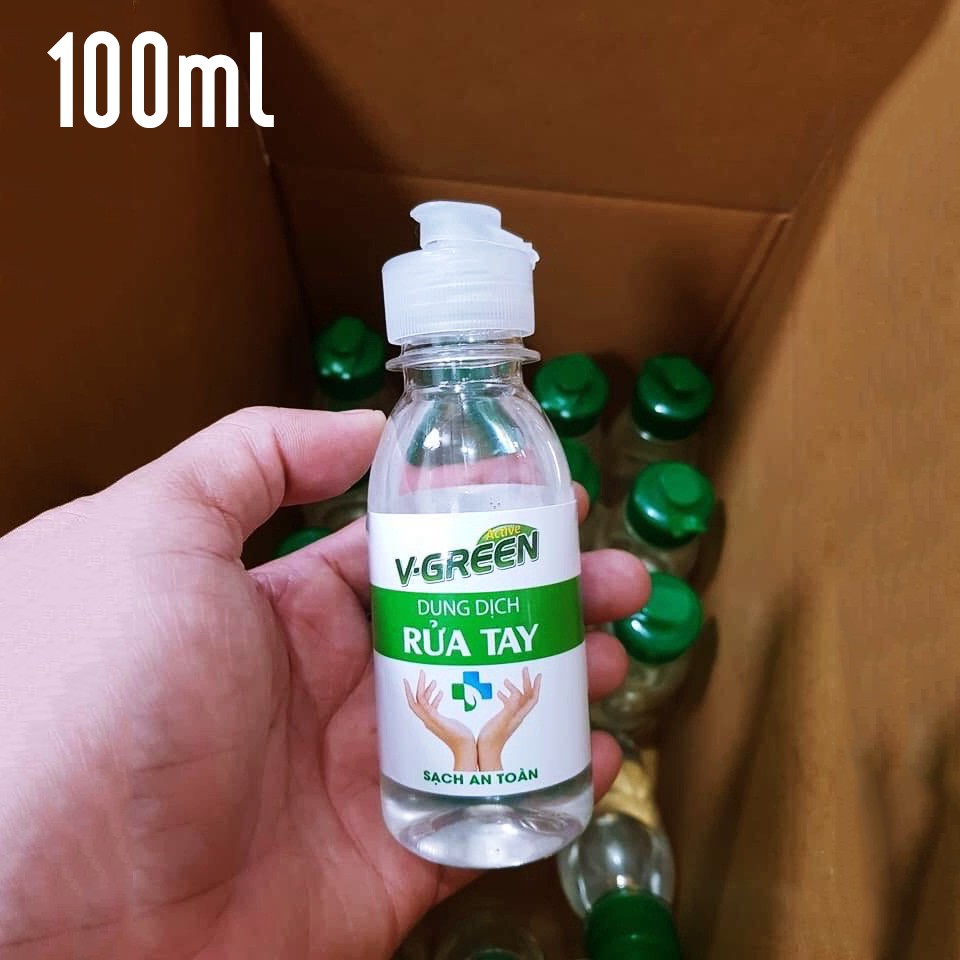 Nước rửa tay khô V green 100ml