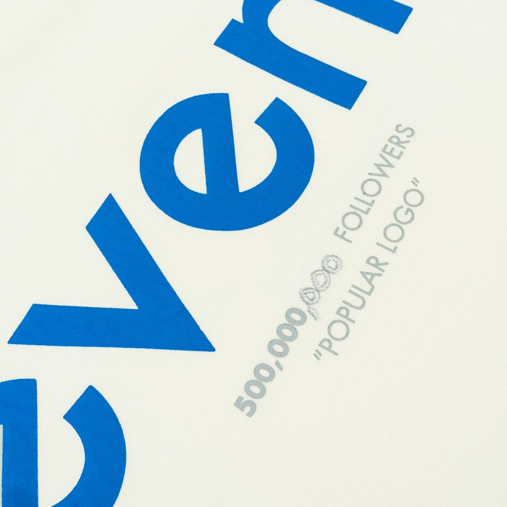 Áo Thun Levents Popular Logo/ Cream Blue