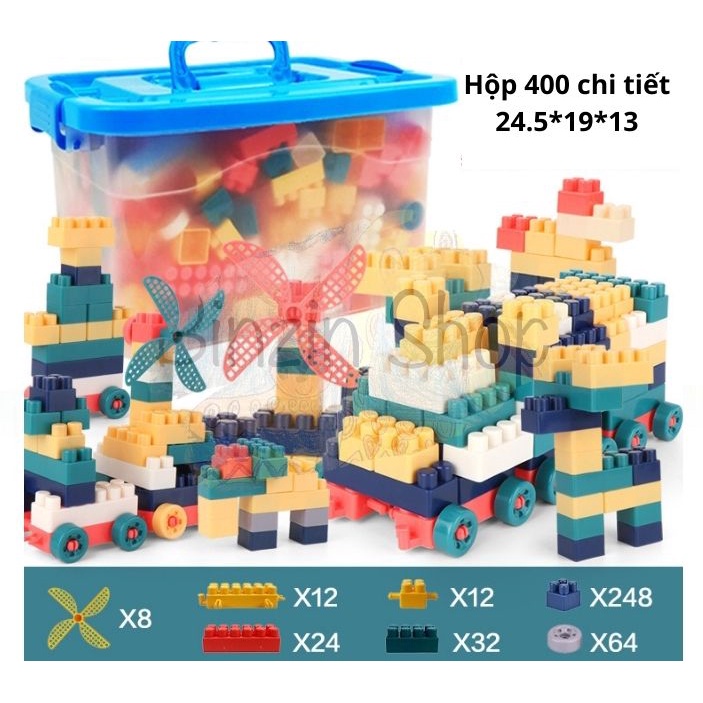 Bộ xếp hình miếng ghép to 400 chi tiết