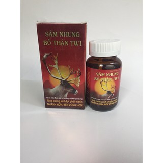 SÂM NHUNG BỔ THẬN TW1 ( lọ 30 viên )