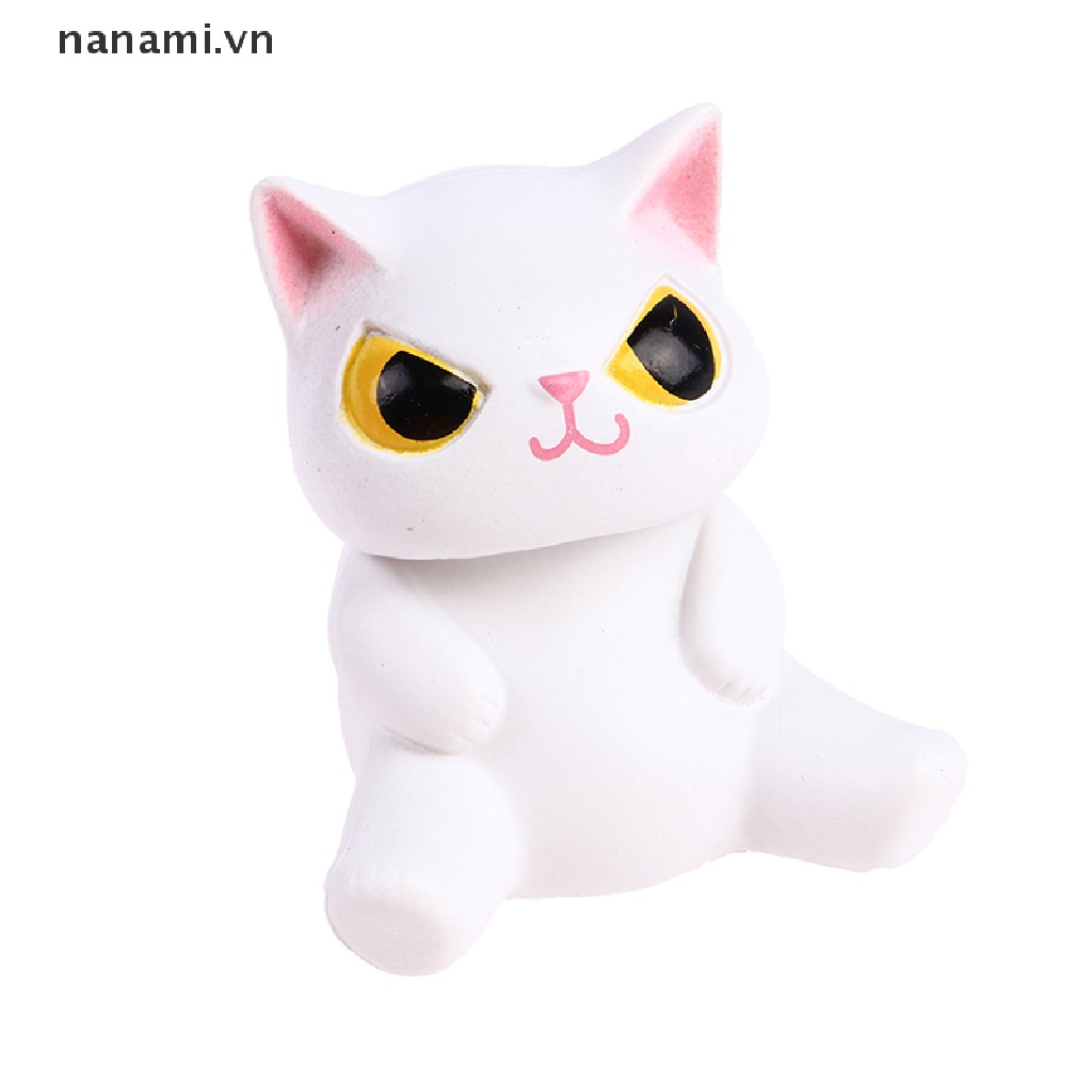 Mô Hình Mèo Nhiều Màu Sắc Sáng Tạo Trang Trí Tiểu Cảnh Sân Vườn Thu Nhỏ