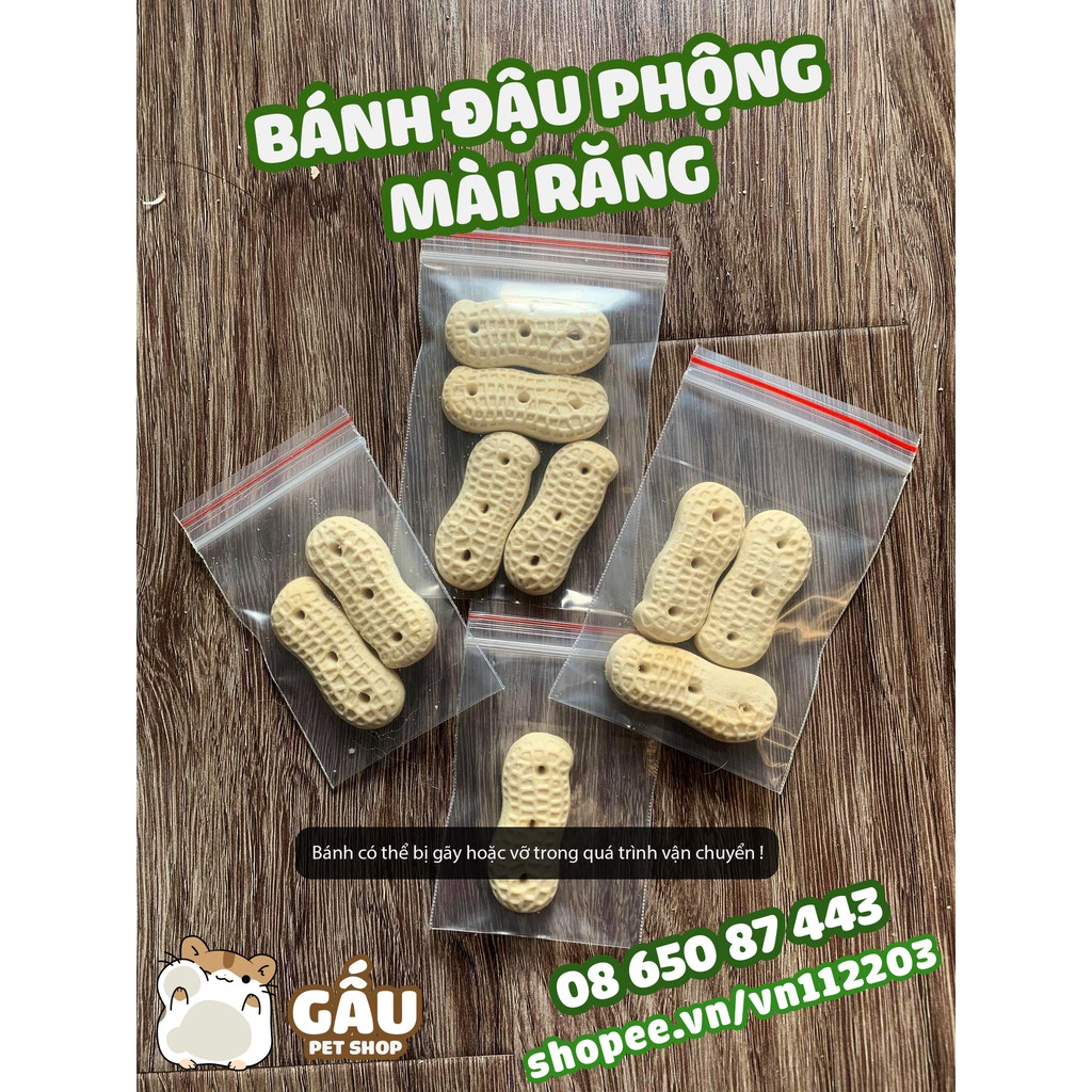 Bánh lạc đậu phộng cho Hamster