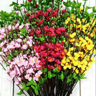 1 Cành hoa đào hoa mai đẹp giá tại xưởng dài 1m