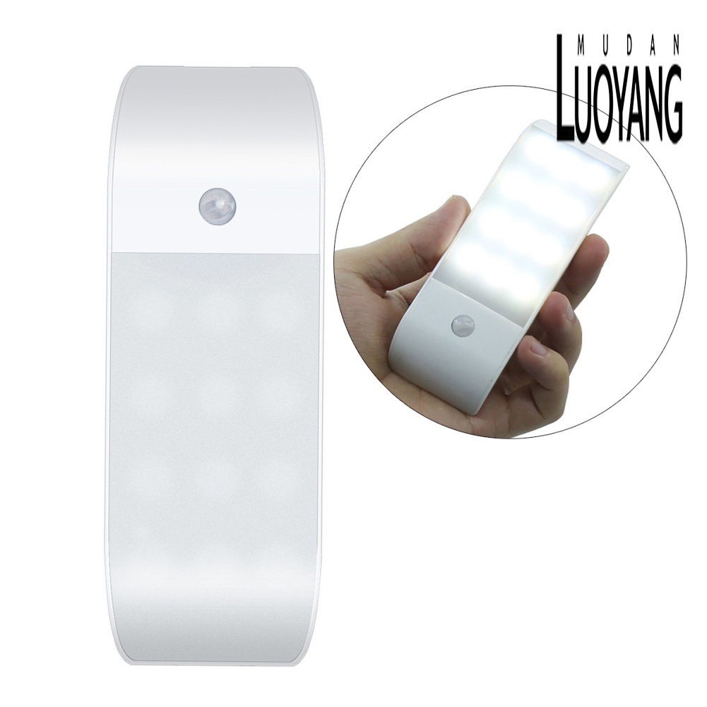 Đèn LED 12 Bóng Cảm Ứng Chuyển Động Dùng Pin Sạc Qua Cổng USB