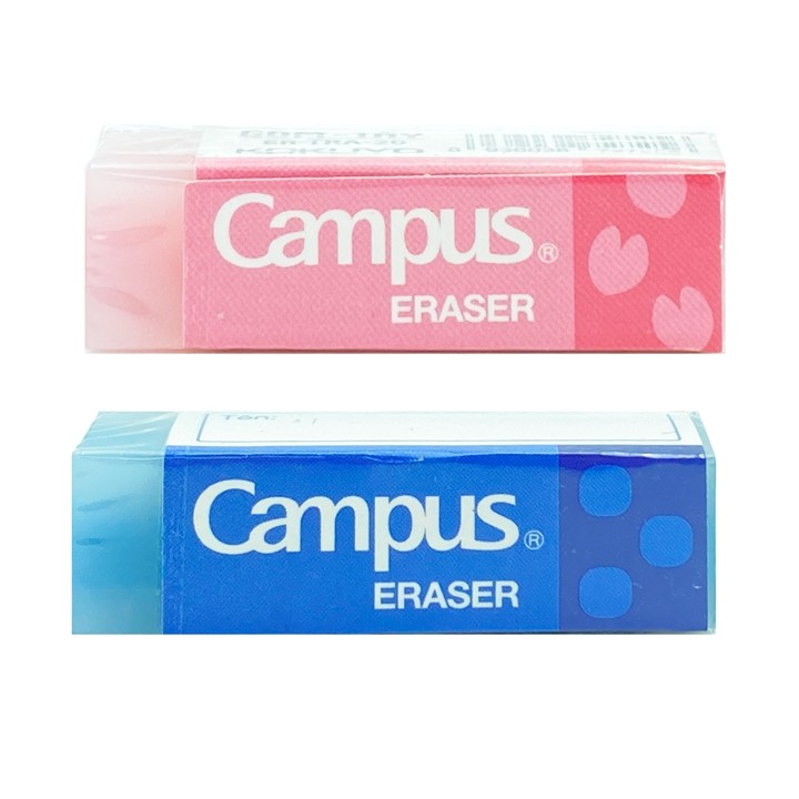 [Mã LIFEBOOK2 giảm 10% đơn 0Đ] Tẩy chì Campus Transparent ER-TRA-20 - Màu xanh/hồng