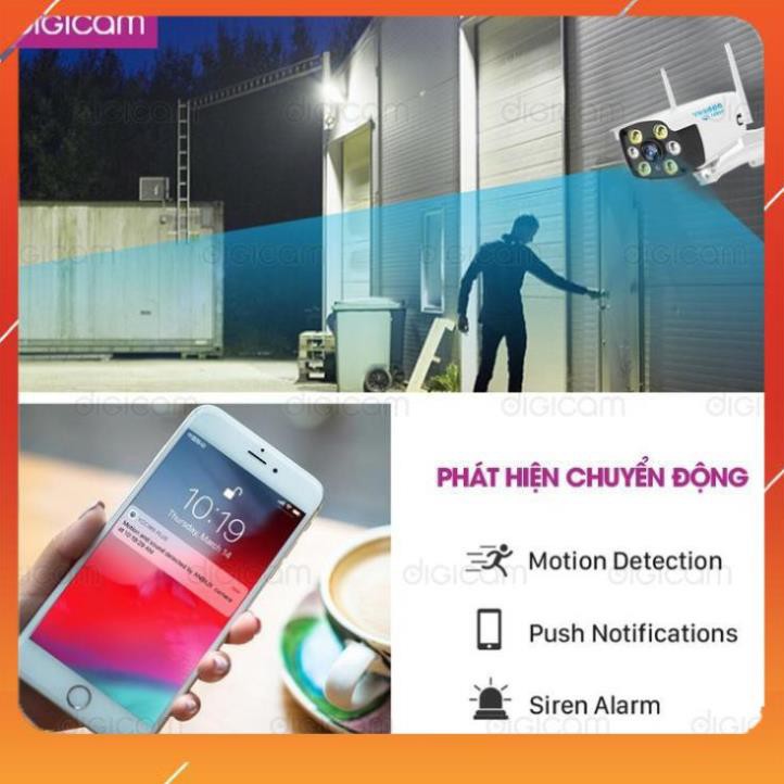 [FreeShip - Giá Hủy Diệt] Camera YooSee ngoài trời Siêu nét 2.0mpx 1080P - 2 Anten | BigBuy360 - bigbuy360.vn
