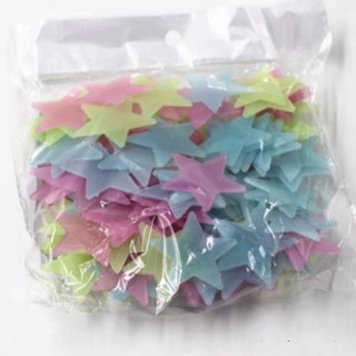 100 ngôi sao dán tường dạ quang 3cm