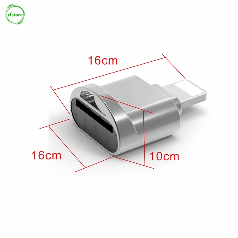 Đầu Đọc Thẻ Nhớ Sd Tf Usb 3.1 Dành Cho Iphone