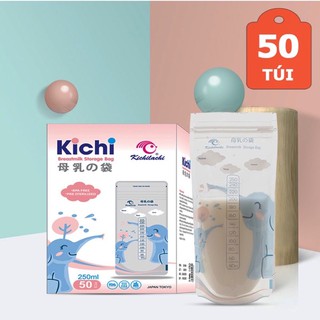 50 túi trữ sữa kichilachi 250ml