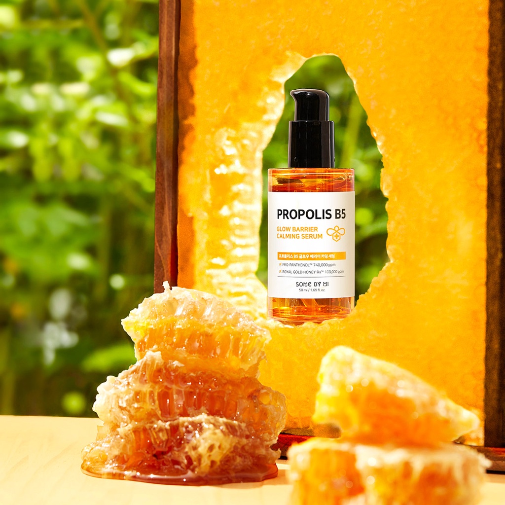 Tinh Chất Some By Mi Dưỡng Ẩm, Làm Dịu Da Mụn 50ml Propolis B5 Glow Barrier Calming Serum