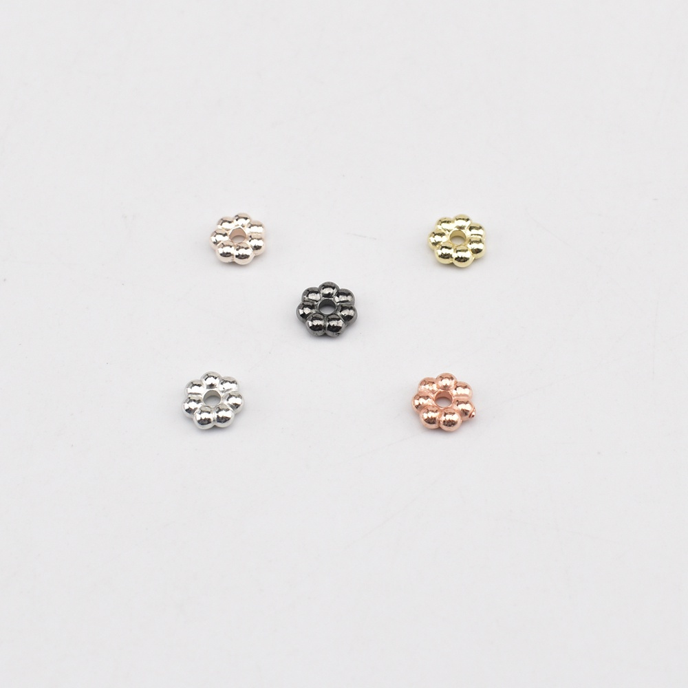 Set 300 Hạt Xâu Chuỗi Hoa 4-9mm Làm Trang Sức Thủ Công J3S365