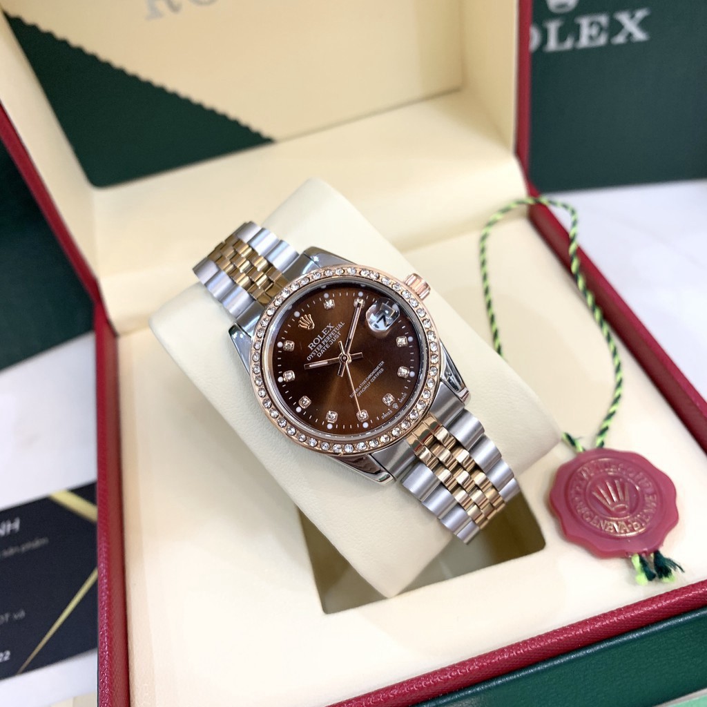 [Xem hàng trước] Đồng hồ Rol nữ - hàng cao cấp viền diamonds tặng hộp | BigBuy360 - bigbuy360.vn
