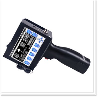 Máy in phun cầm tay in ấn đa năng QR code, logo LCD Printing USB có hộp mực Sankeien
