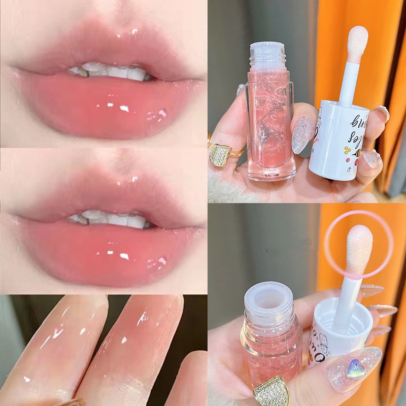 [Hàng mới về] dầu dưỡng môi /son dưỡng môi /mặt nạ ngủ môi  OULESONG từ sữa và mật ong