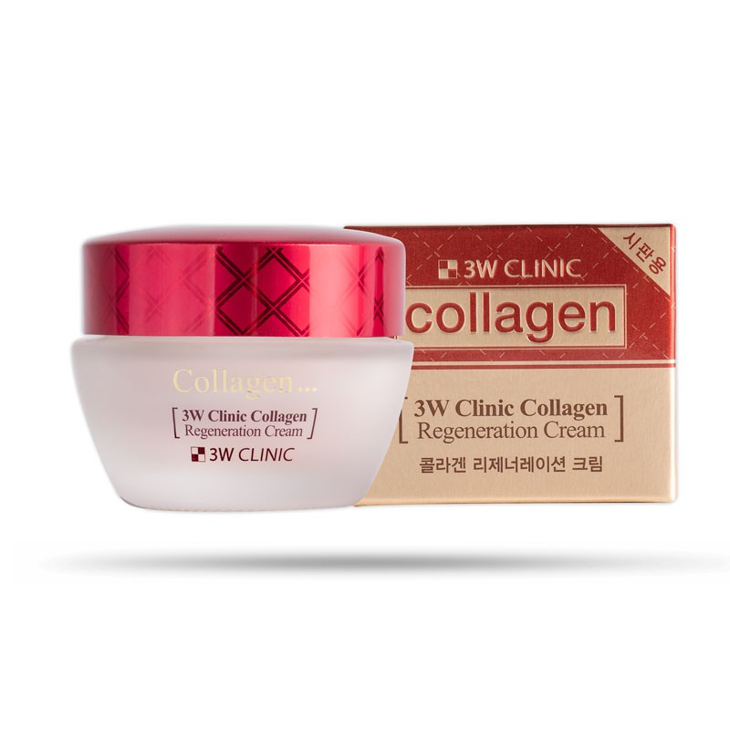 KEM DƯỠNG TRẮNG DA 3W CLINIC CRYSTAL + 3W CLINIC COLLAGEN