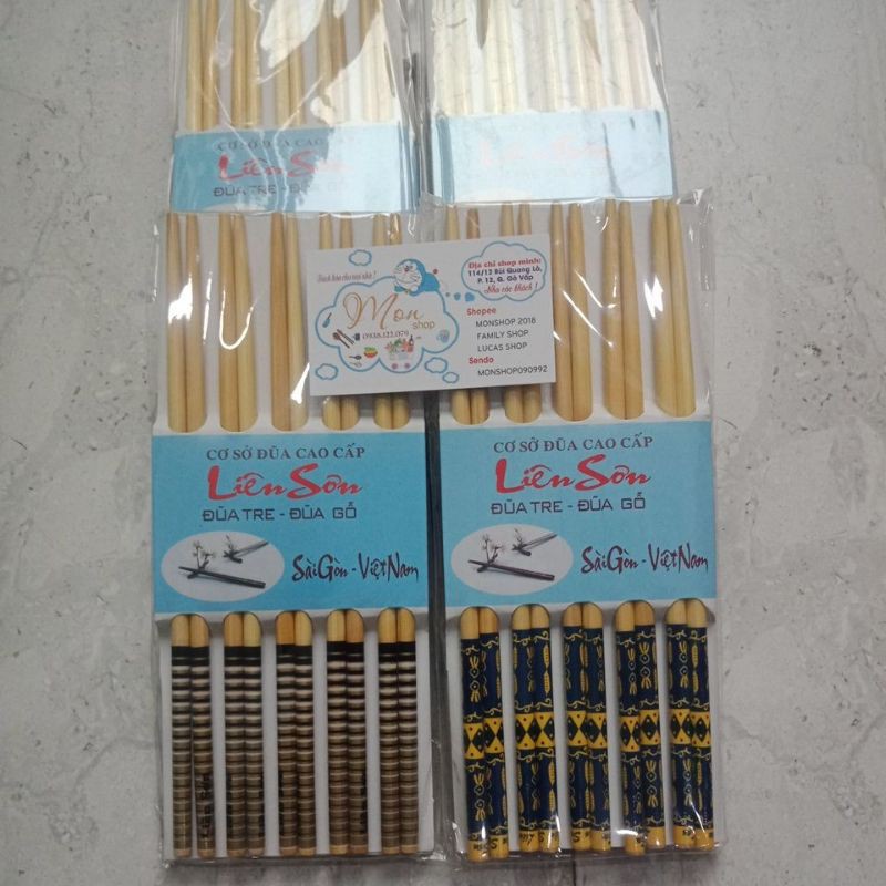 Đũa Tre Hoa Văn Liên Sơn Cao Cấp