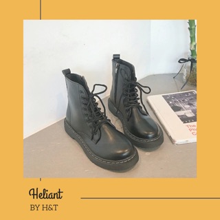 [ORDER GIÀY TẶNG TẤT] BOOTS NỮ CỔ CAO DA MỀM CÓ KHOÁ
