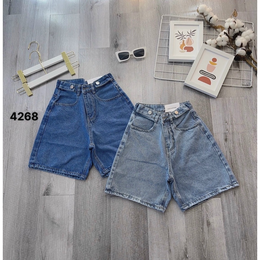 Quần jeans ngố đùi ống rộng QJ4268
