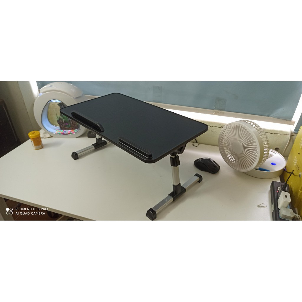Bàn gỗ laptop, bàn học đa năng, điều chỉnh độ cao X-Gear A8L( bản màu đen, có ảnh thật kèm theo)