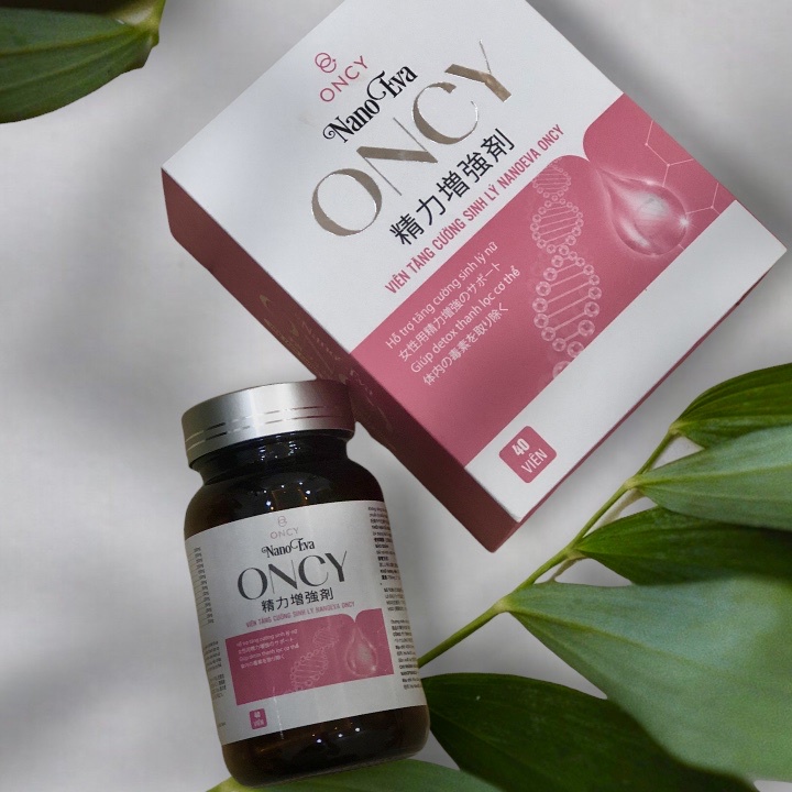 Viên Tăng Cường Sinh Lý Nữ Nanoeva Oncy , Giúp Detox Thanh Lọc Cơ Thể 40 Viên