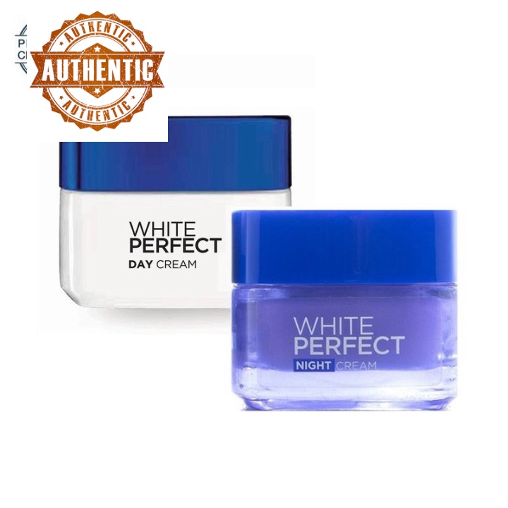 Combo Kem Dưỡng Sáng Da Ngày & Đêm L'Oreal White Perfect Day & Night Cream 50ml