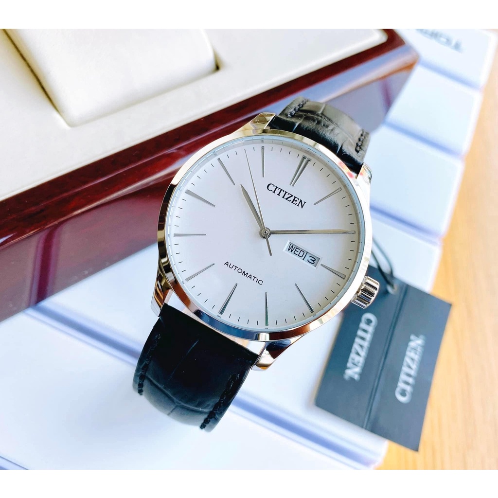 Đồng Hồ Nam CITIZEN Automatic NH8350-08B Chính Hãng Tặng Dây Da Cao Cấp