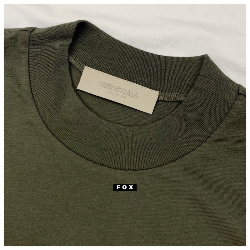 (Chính Hãng) - Áo Thun Cao Cấp Essential x Fear Of God SS 2022 FW22 Off Black
